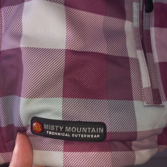 Misty Mountain Women’s Plaid Red/White Technical Outerwear Jacket Size M - Picture 6 of 14